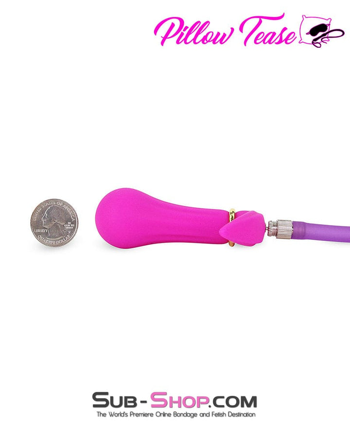 7923M      Vibro Ball Silicone Inflatable Butt Plug with Removable Pump Hose Butt Plug   , Sub-Shop.com Bondage and Fetish Superstore