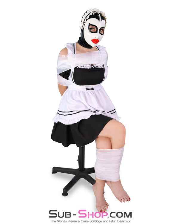 5740A-SIS      1,000 ft. Erotic Sissy Bondage Fantasy Wrap, White
