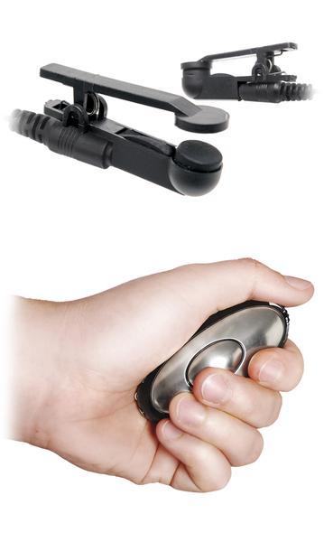 0866P      Electro-Stimulation Shock Therapy Nipple Clamps with Mini Power Unit Nipple Clamp   , Sub-Shop.com Bondage and Fetish Superstore