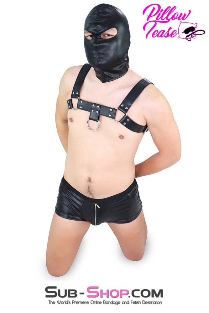 9022DL Open Eyes Lacing Full Bondage Hood - MEGA Deal Black Friday Blowout , Sub-Shop.com Bondage and Fetish Superstore