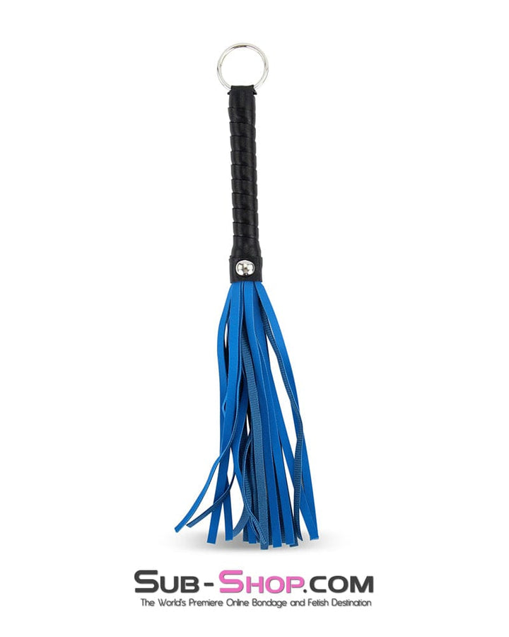 9033MQ      Tantric Blue Tail Mini Flogger - LAST CHANCE - Final Closeout! MEGA Deal   , Sub-Shop.com Bondage and Fetish Superstore