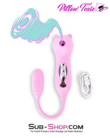 9037M      10 Function 2-In-1 Waterproof Rechargeable Suction Vibrator Vibrators   , Sub-Shop.com Bondage and Fetish Superstore
