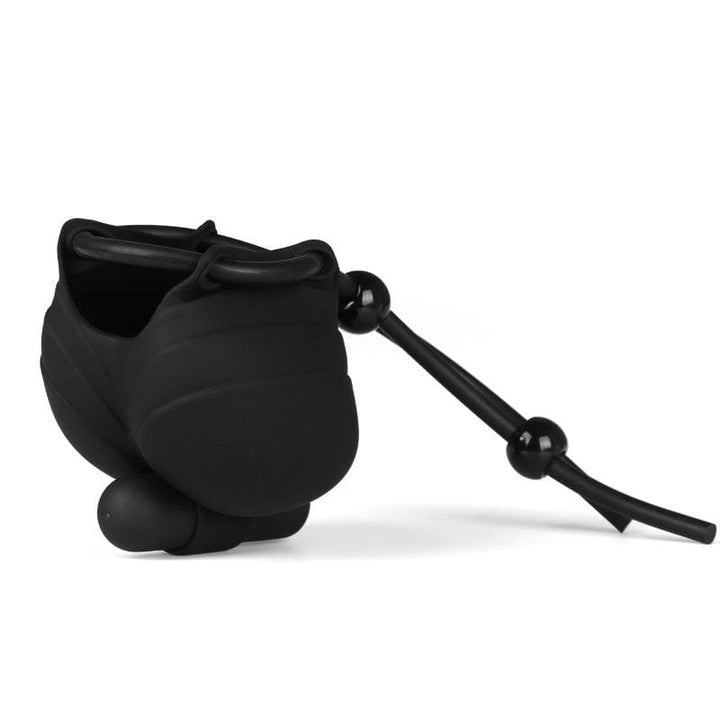 9099M 10 Function Vibrating Silicone Ball Sack with Rubber Cock Tie Cord Cock Cage , Sub-Shop.com Bondage and Fetish Superstore
