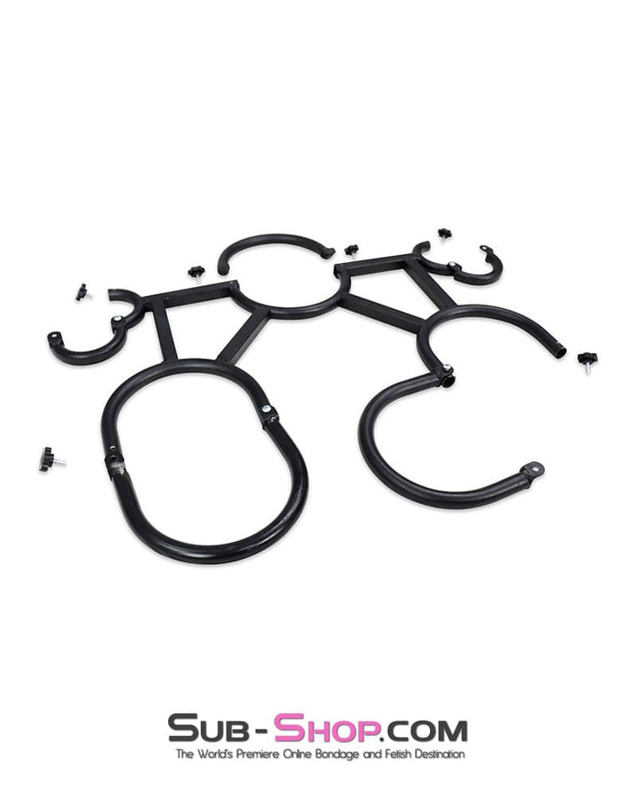 9349DL      Collar with Wrist and Thigh Cuffs Sex Position Bondage Set Bondage Set   , Sub-Shop.com Bondage and Fetish Superstore