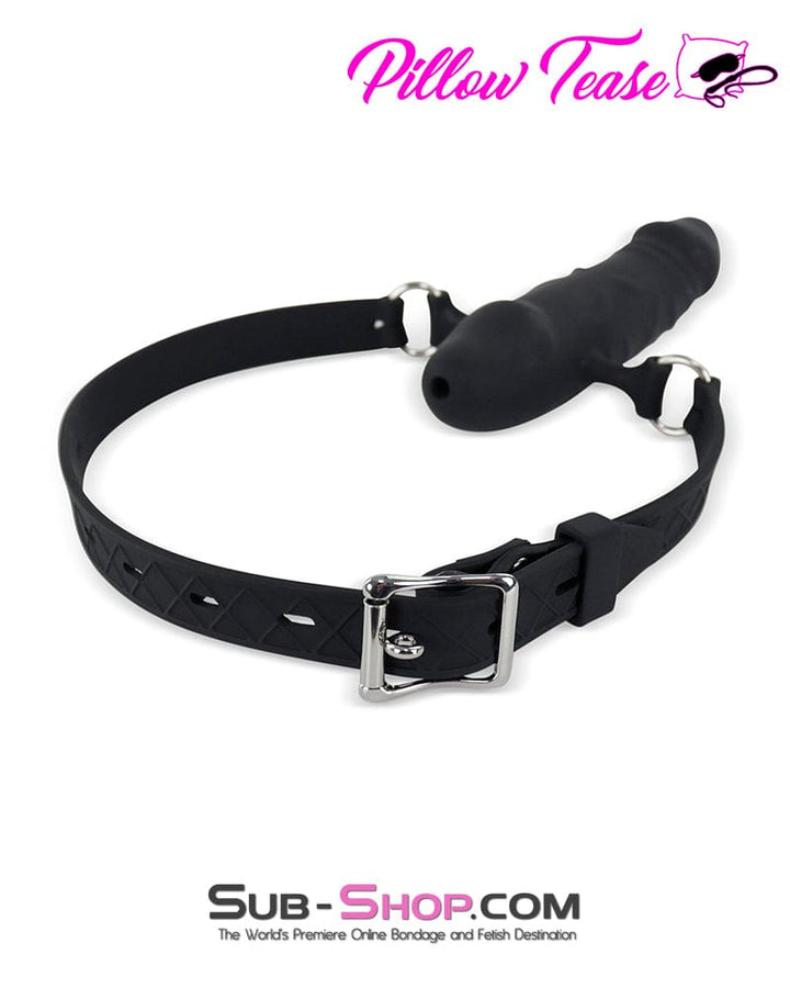 9840DL      Double Ended Locking Silicone Breather Penis Gag - MEGA Deal MEGA Deal   , Sub-Shop.com Bondage and Fetish Superstore
