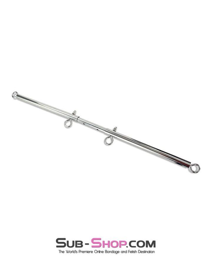9906DL      Adjustable Steel Travel Spreader Bar with 4 Attachment Points Spreader Bar   , Sub-Shop.com Bondage and Fetish Superstore