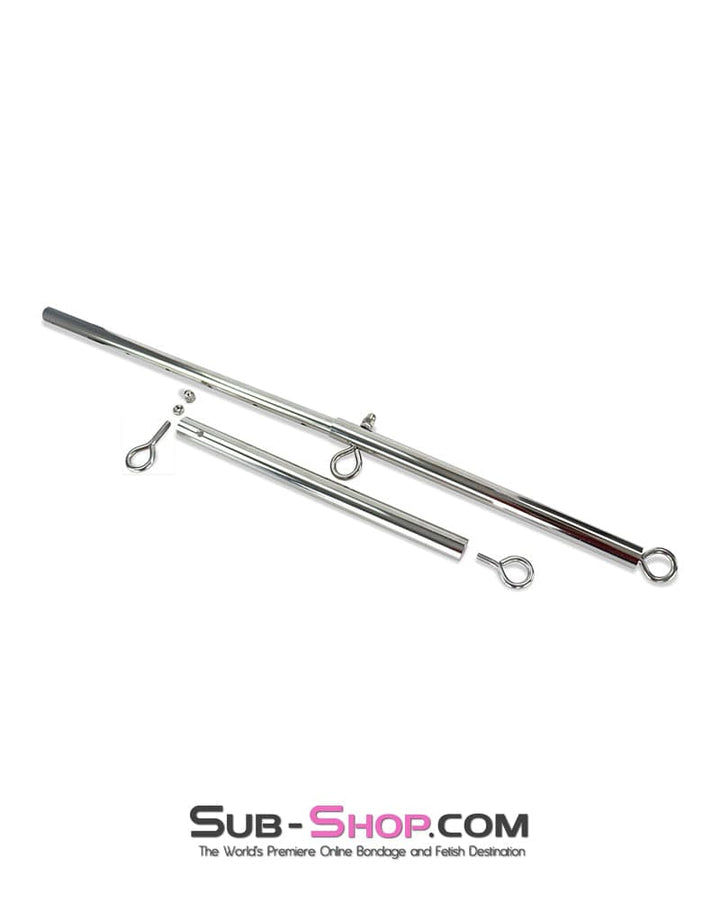 9906DL      Adjustable Steel Travel Spreader Bar with 4 Attachment Points Spreader Bar   , Sub-Shop.com Bondage and Fetish Superstore