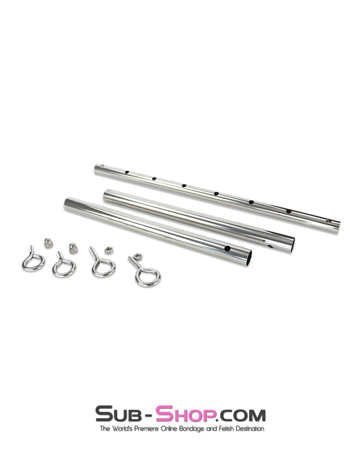9906DL      Adjustable Steel Travel Spreader Bar with 4 Attachment Points Spreader Bar   , Sub-Shop.com Bondage and Fetish Superstore