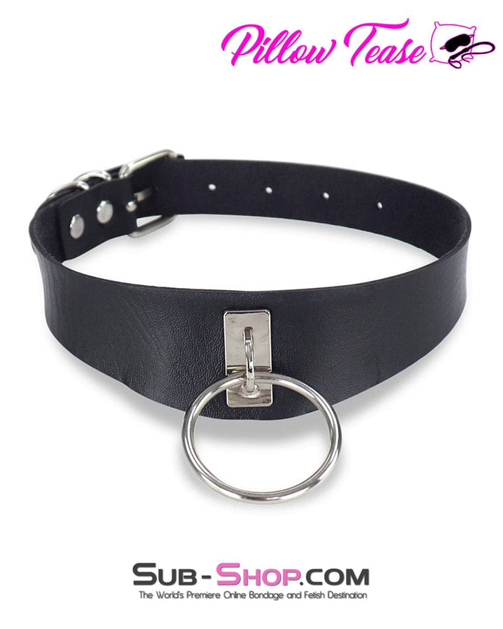 9915DL      Black Thin Chevron Bondage Fashion Collar Collar   , Sub-Shop.com Bondage and Fetish Superstore