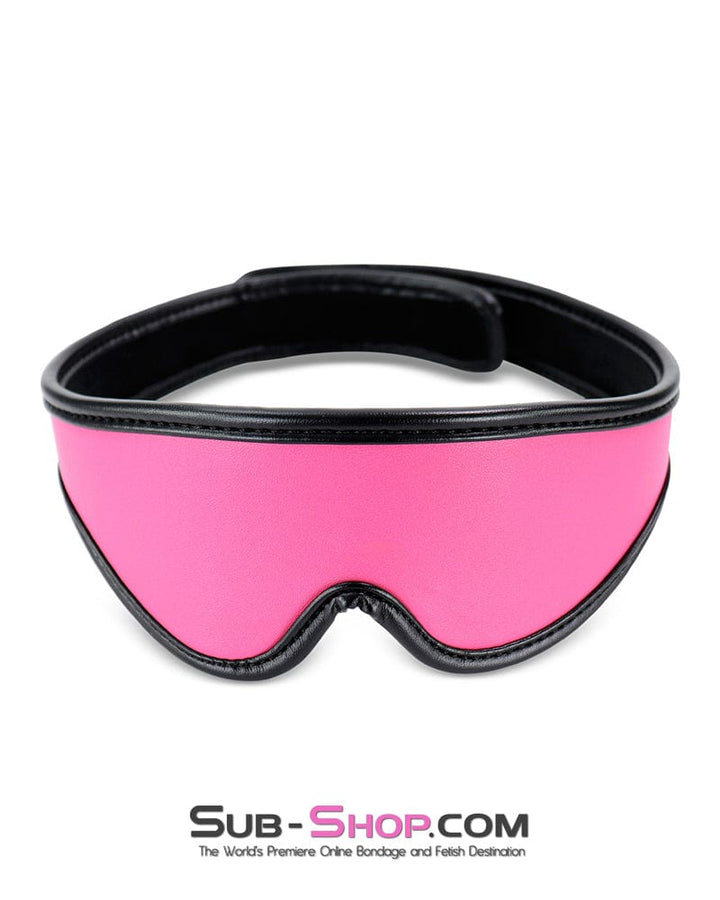 9995DL-SIS Hot Pink Sissy 6 Piece Bondage Collar, Wrist Cuffs, Ankle Cuffs and Blindfold Set Sissy , Sub-Shop.com Bondage and Fetish Superstore