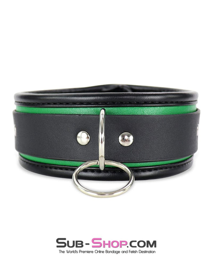 9999DL      Emerald Green Bondage Collar, Wrist Cuffs and Blindfold Set Bondage Set   , Sub-Shop.com Bondage and Fetish Superstore