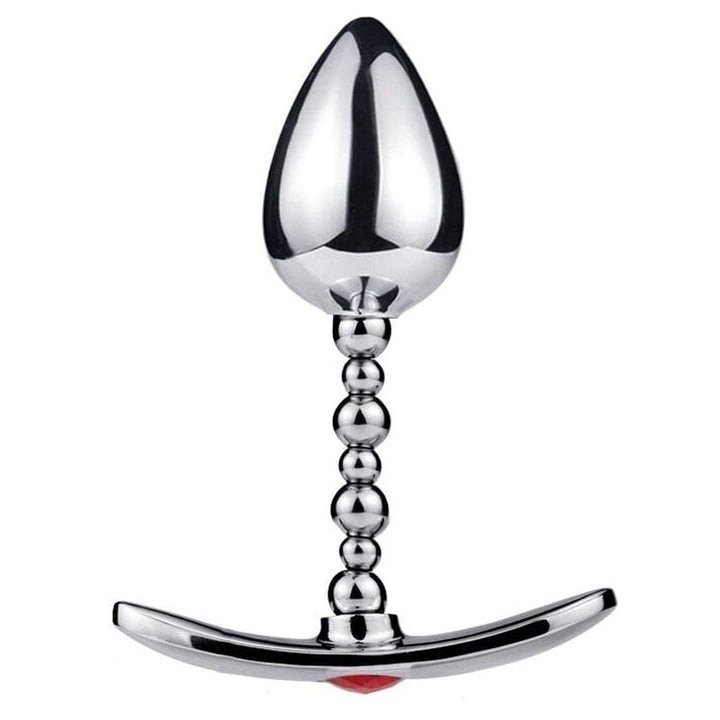 Anal Toys 0260M  Bendable Stainless Steel One Ball Anal Plug
