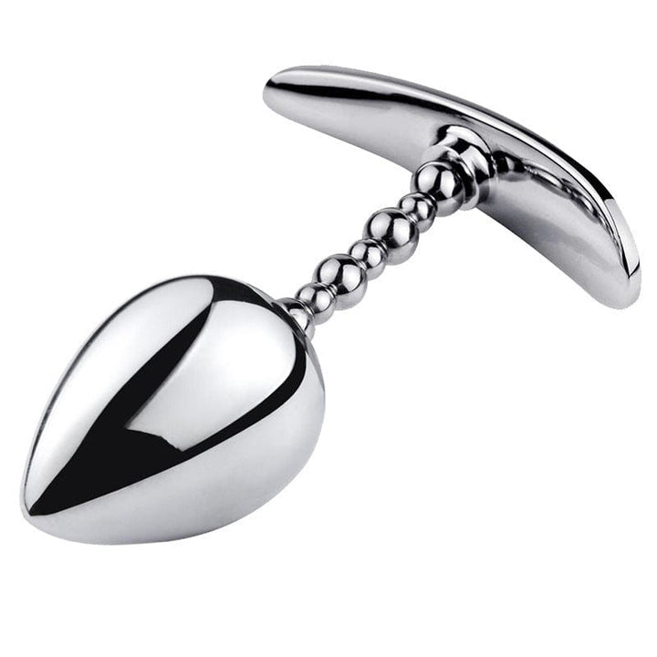 Anal Toys 0260M  Bendable Stainless Steel One Ball Anal Plug