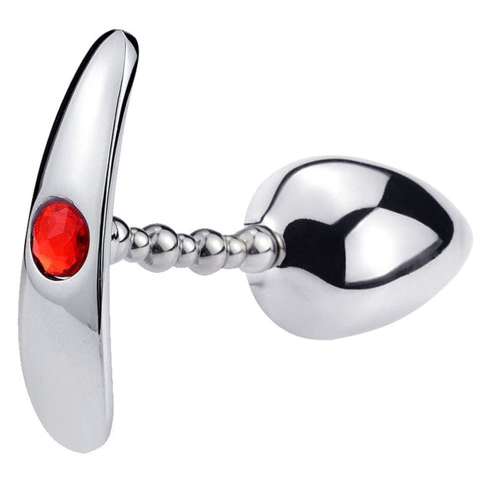 Anal Toys 0260M  Bendable Stainless Steel One Ball Anal Plug