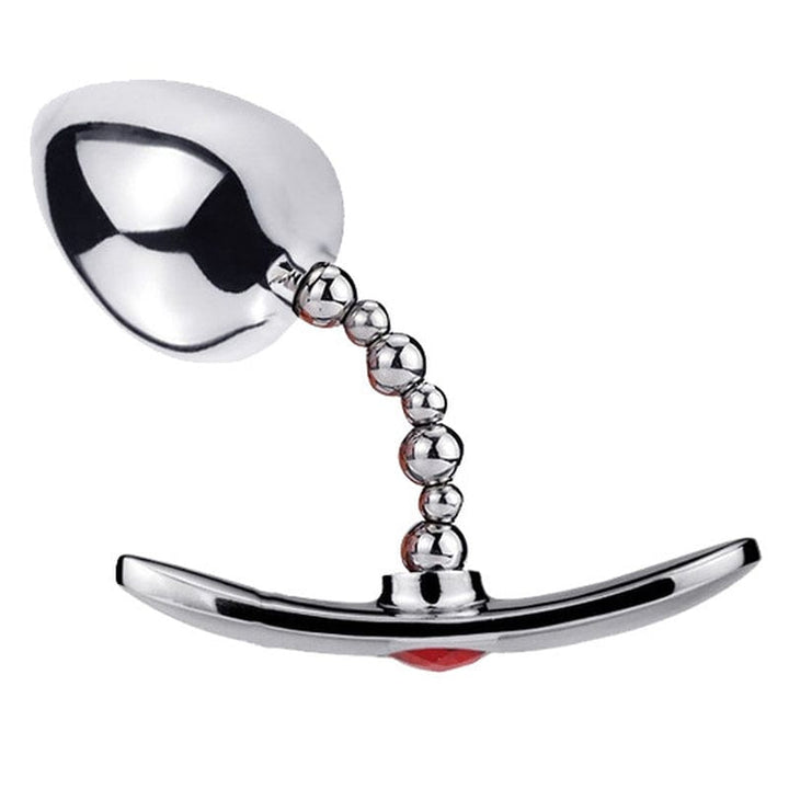 Anal Toys 0260M  Bendable Stainless Steel One Ball Anal Plug