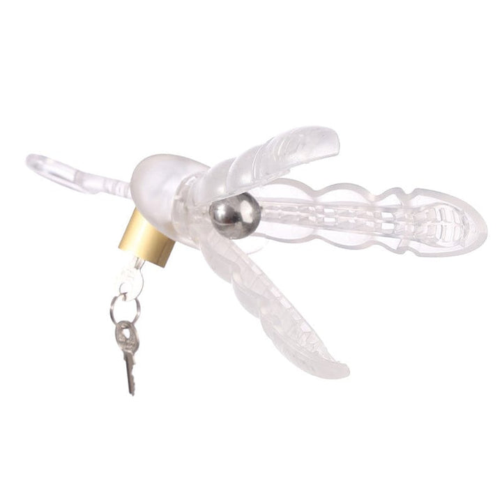 Anal Toys 0564M   Locking Clear ABS Expanding Anal Trainer Punishment Device