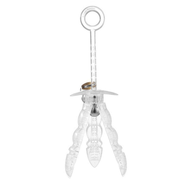 Anal Toys 0564M   Locking Clear ABS Expanding Anal Trainer Punishment Device