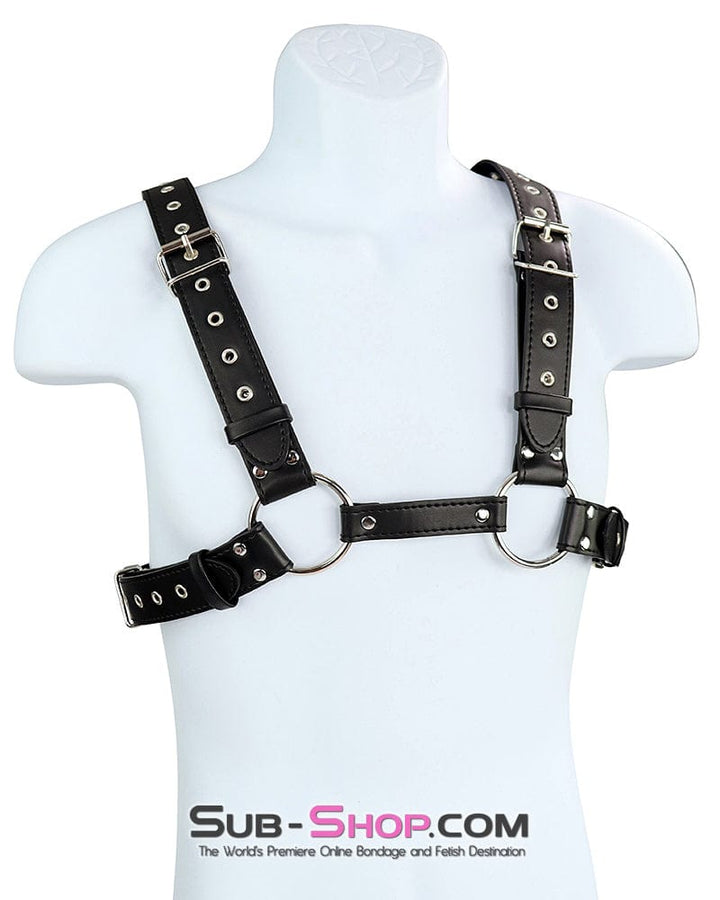 Bondage Harness 0390DL      Boy Toy Male Bondage Chest Harness