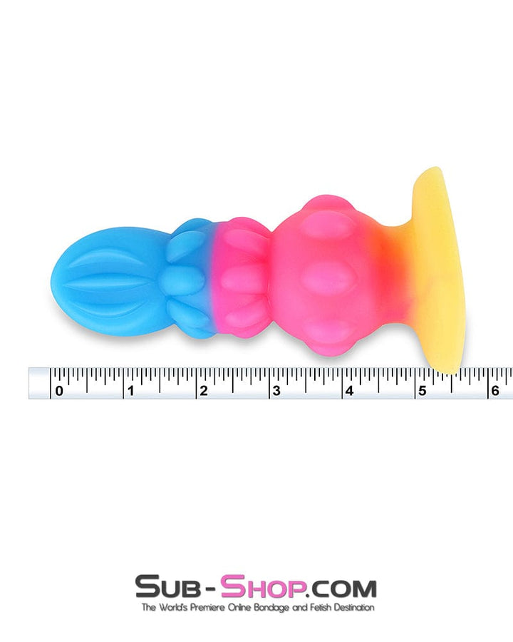 Butt Plug 0827DL  Cosmic Pop Colored Anal Plug - Medium