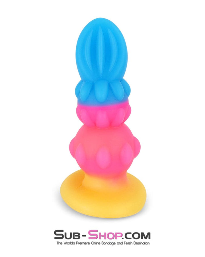 Butt Plug 0827DL  Cosmic Pop Colored Anal Plug - Medium