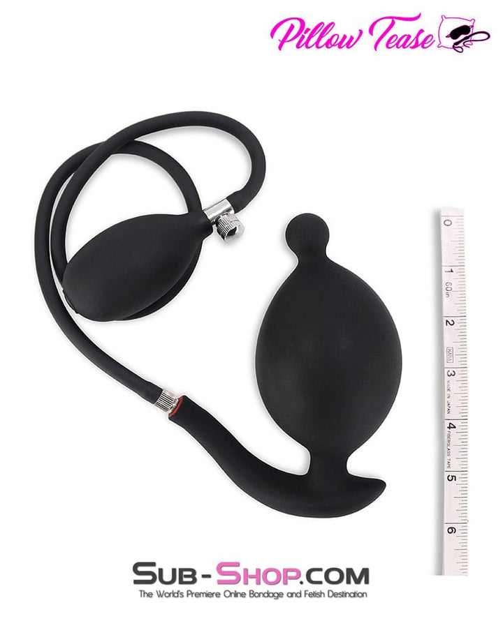 Butt Plug 2320M      Inflatable Rubber Butt Plug with Removable Pump