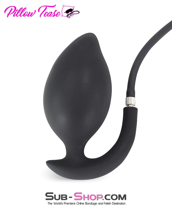 Butt Plug 2321M      Inflatable Rubber Prostate Anal Plug with Removable Pump