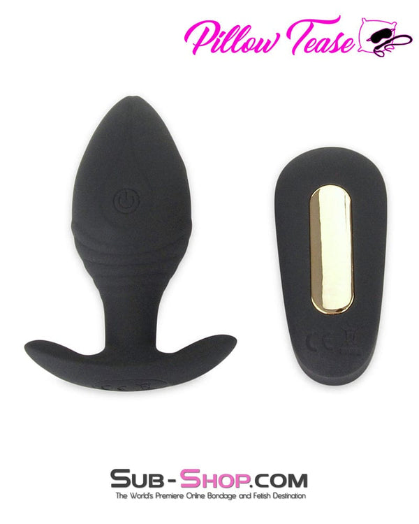 Butt Plug 7038M      12 Function Rechargeable Waterproof Remote Royal Pleasure Anal Pleasures Plug