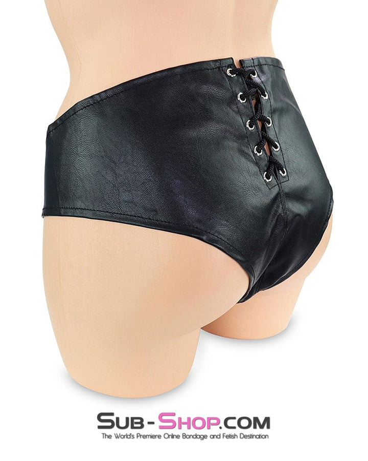 Chastity 0551DL      Men's Bondage Posing Lace Up Pouch