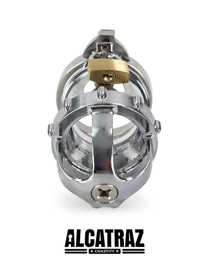 Chastity 2351AR      Fort Knox Locking Heavy Metal Chastity with Removable Urethral Sound