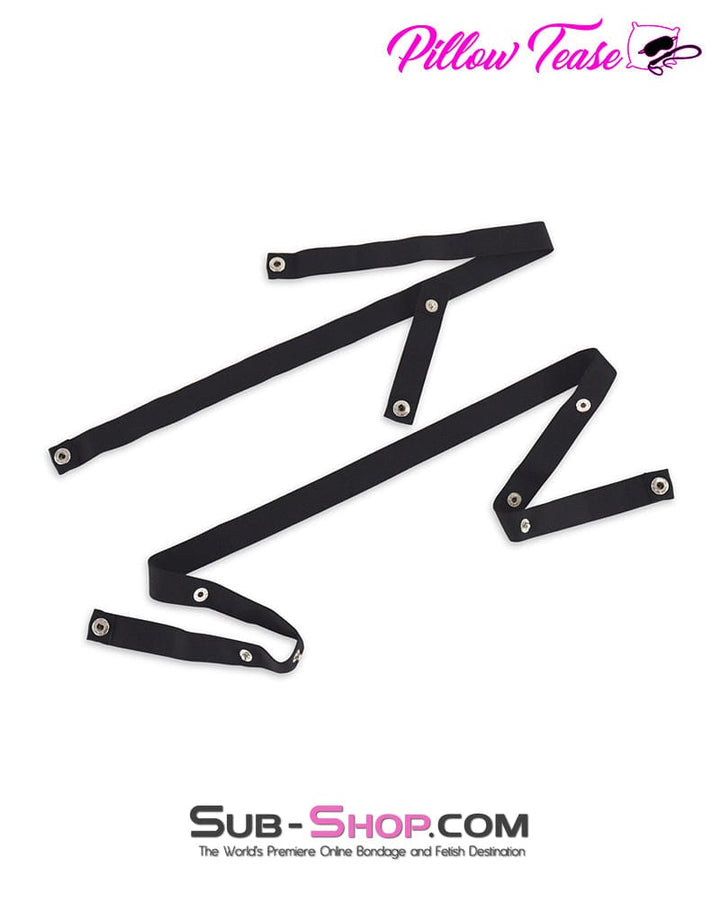 Chastity 3774DL  Black Nylon Chastity Holder Harness