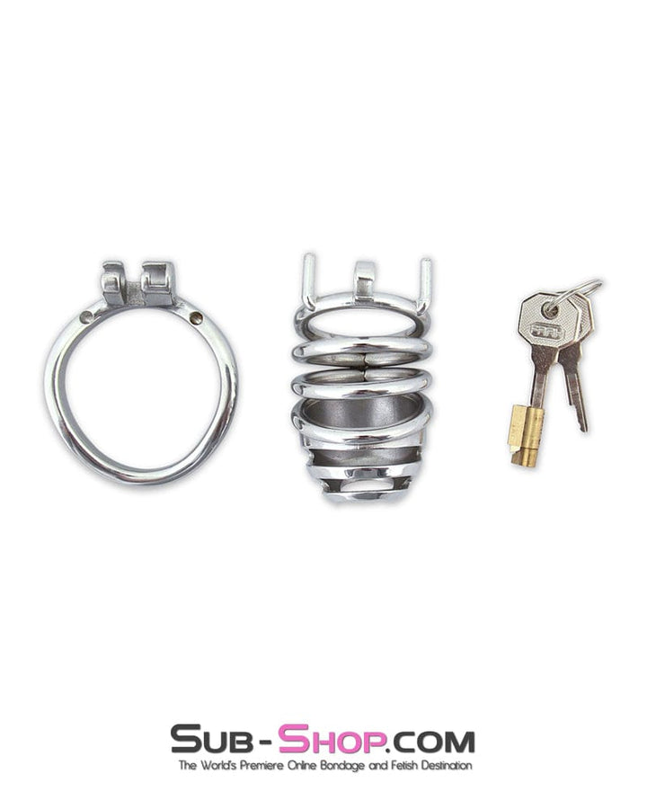 Chastity 6808M      Ironclad Locking Steel Chastity Cock Cage