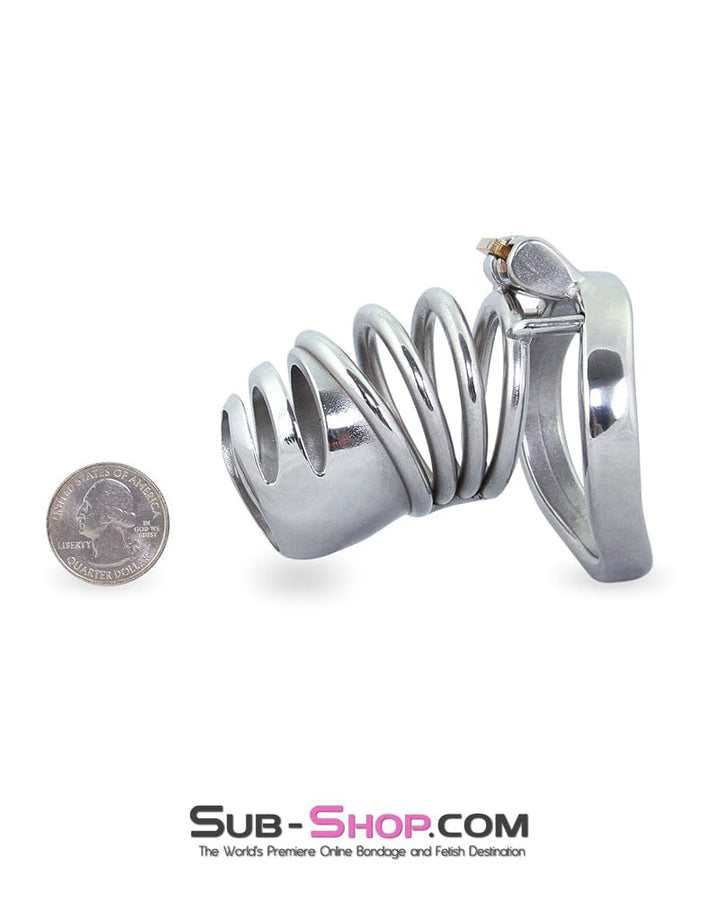 Chastity 6808M      Ironclad Locking Steel Chastity Cock Cage