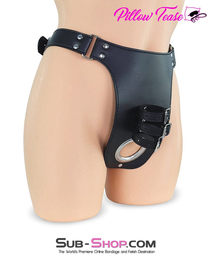 Chastity 9815M   Cock & Balls Penis Straps Restraint Waist Harness
