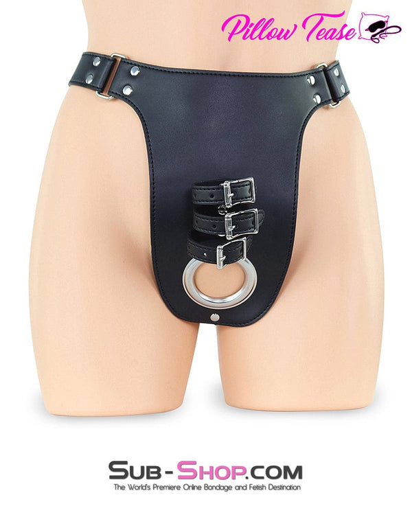 Chastity 9815M   Cock & Balls Penis Straps Restraint Waist Harness