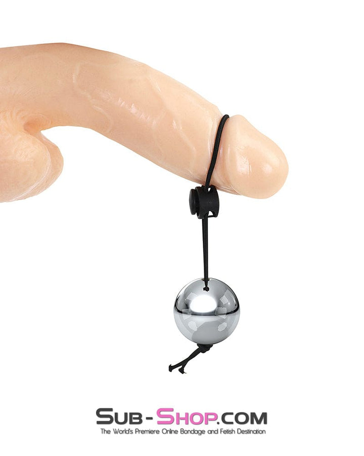 Cock & Ball Strap Small - One Weighted Ball 0233M  Weighted Male Pelvic Floor Trainer & Stamina Enhancer