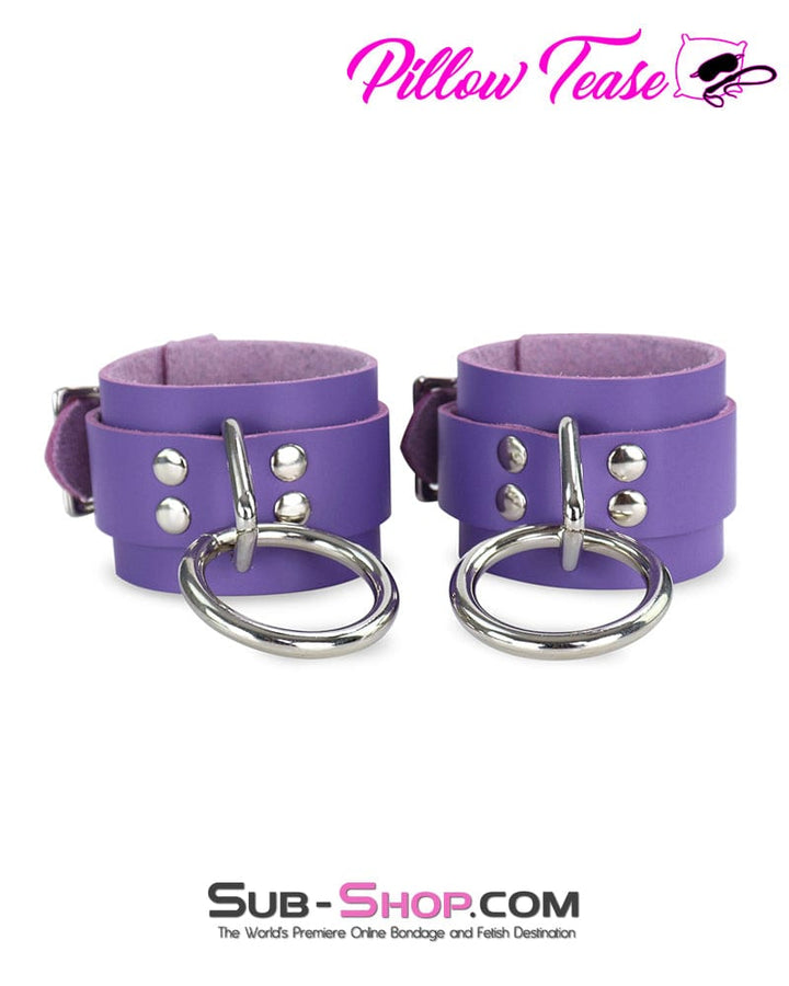 Cuffs 0467A      My Obsession Leather Bondage Wrist Cuffs