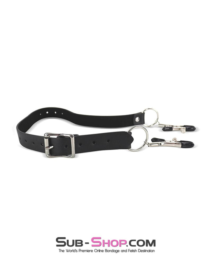 Cuffs 1762MQ      Pussy Spreader Thigh Cuffs with Pussy Clamps