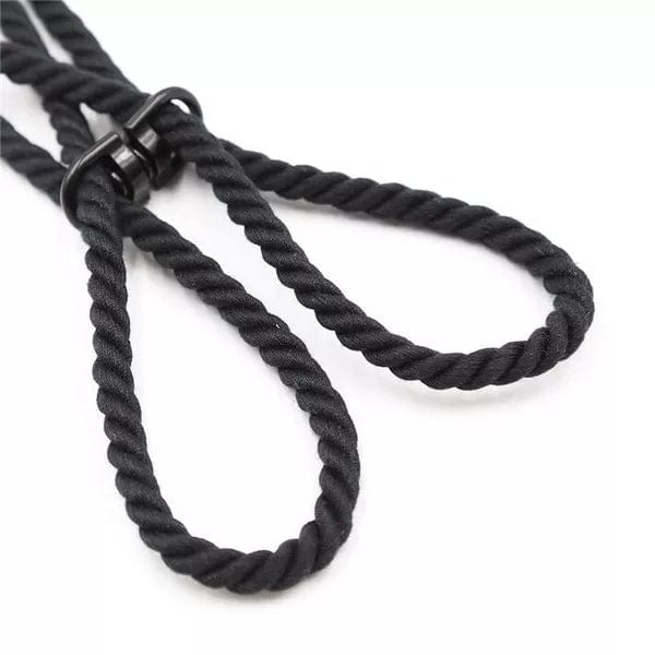 Cuffs 2344DL      Black Rope Hogtie Cuffs