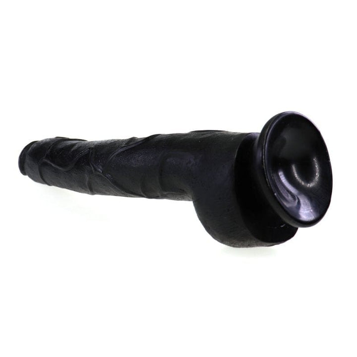 Dildo 0270M  13” Huge Veined Dildo with Balls and Suction Cup Base