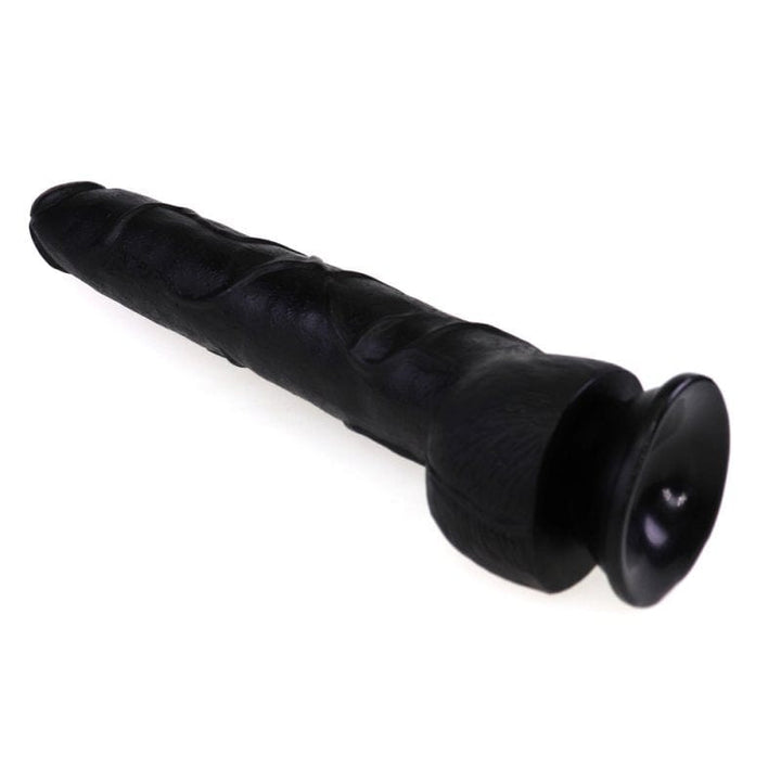 Dildo 0270M  13” Huge Veined Dildo with Balls and Suction Cup Base