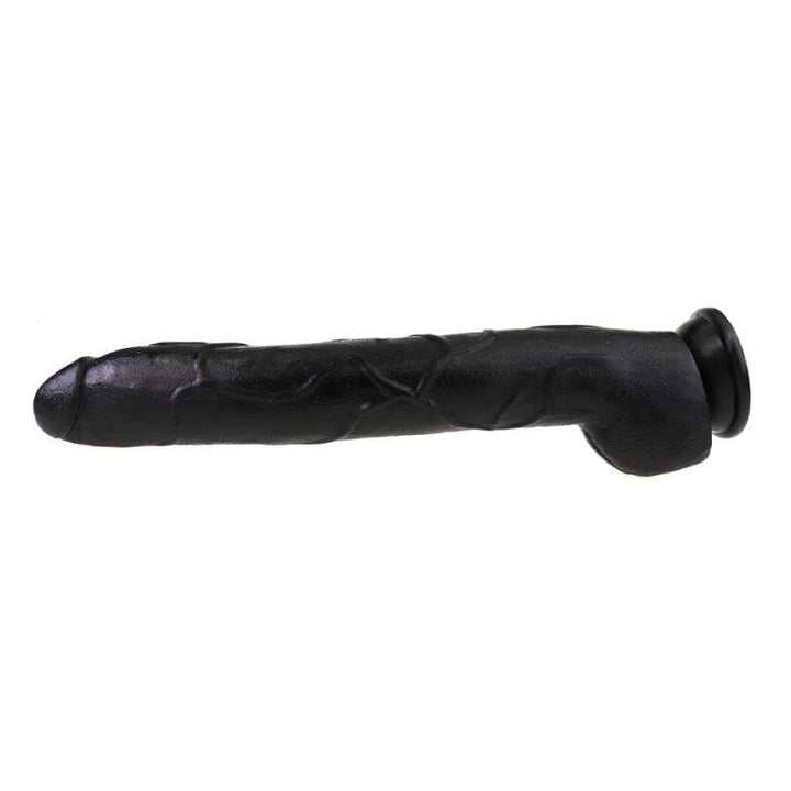 Dildo 0270M  13” Huge Veined Dildo with Balls and Suction Cup Base