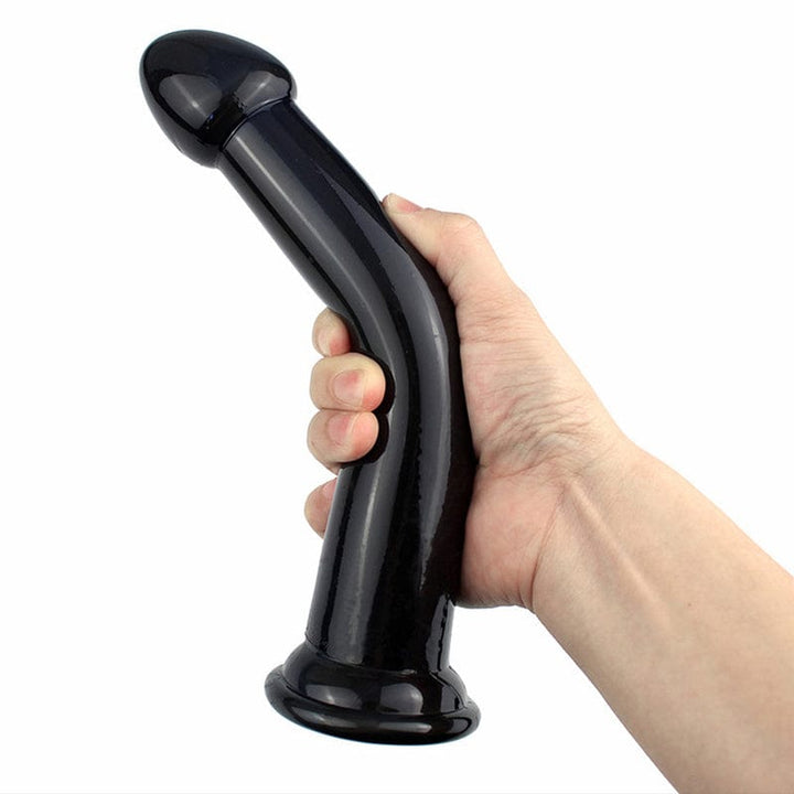 Dildo 0439M  Crystal Suction Cup Base Anal Dildo