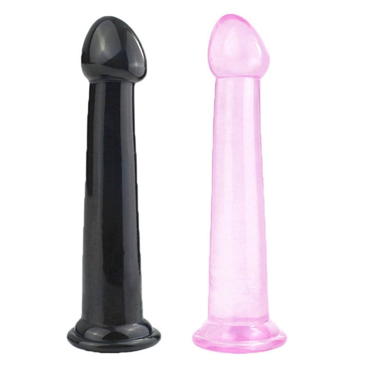Dildo 0439M  Crystal Suction Cup Base Anal Dildo