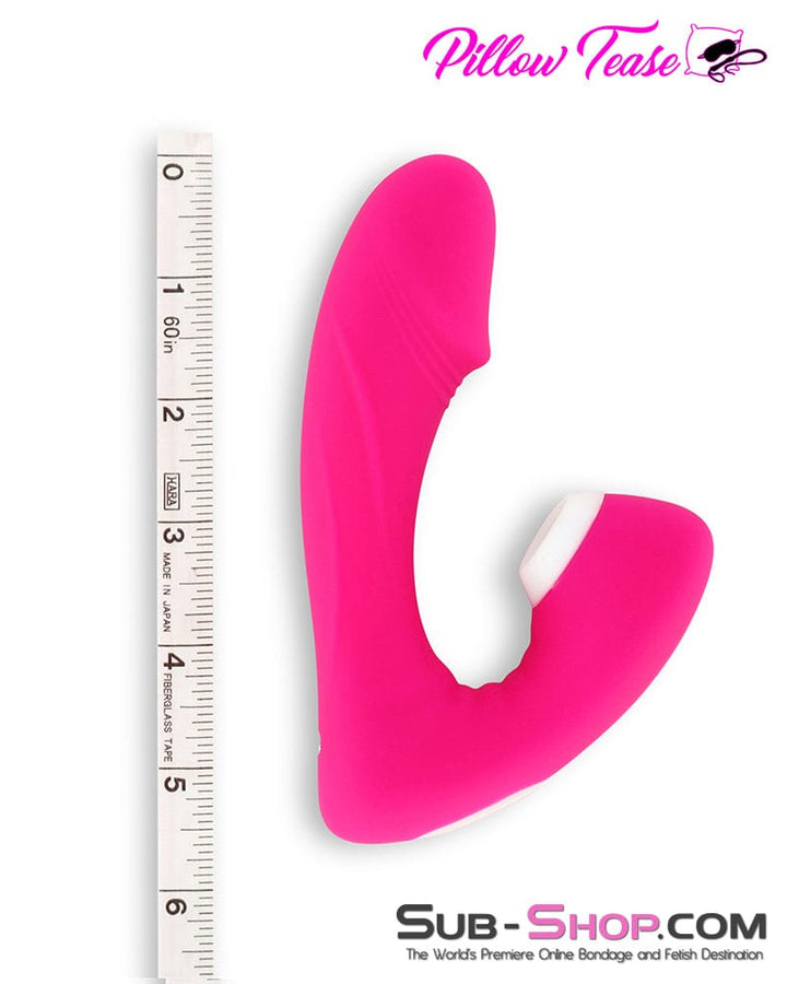 Dildo 0656M      Fierce Clit Suction Vibrating G-Spot Dildo