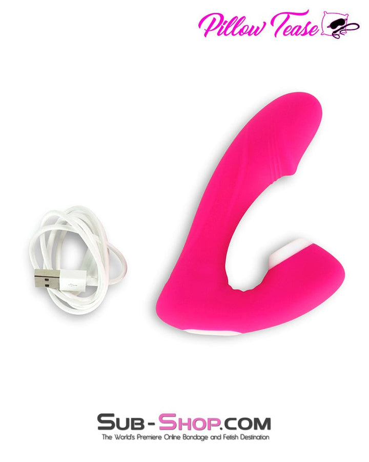Dildo 0656M      Fierce Clit Suction Vibrating G-Spot Dildo