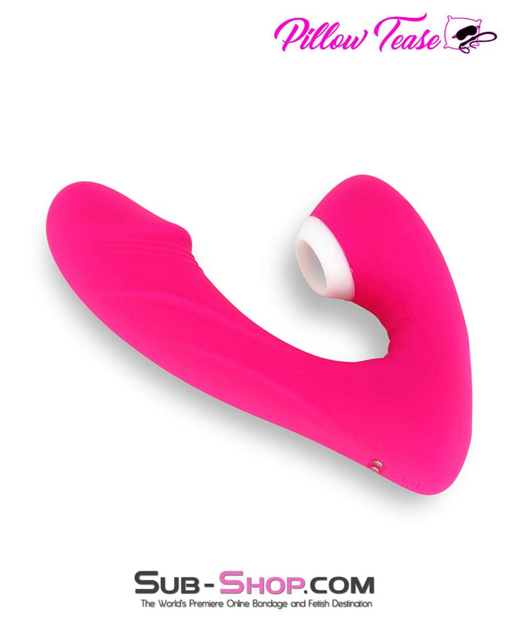 Dildo 0656M      Fierce Clit Suction Vibrating G-Spot Dildo
