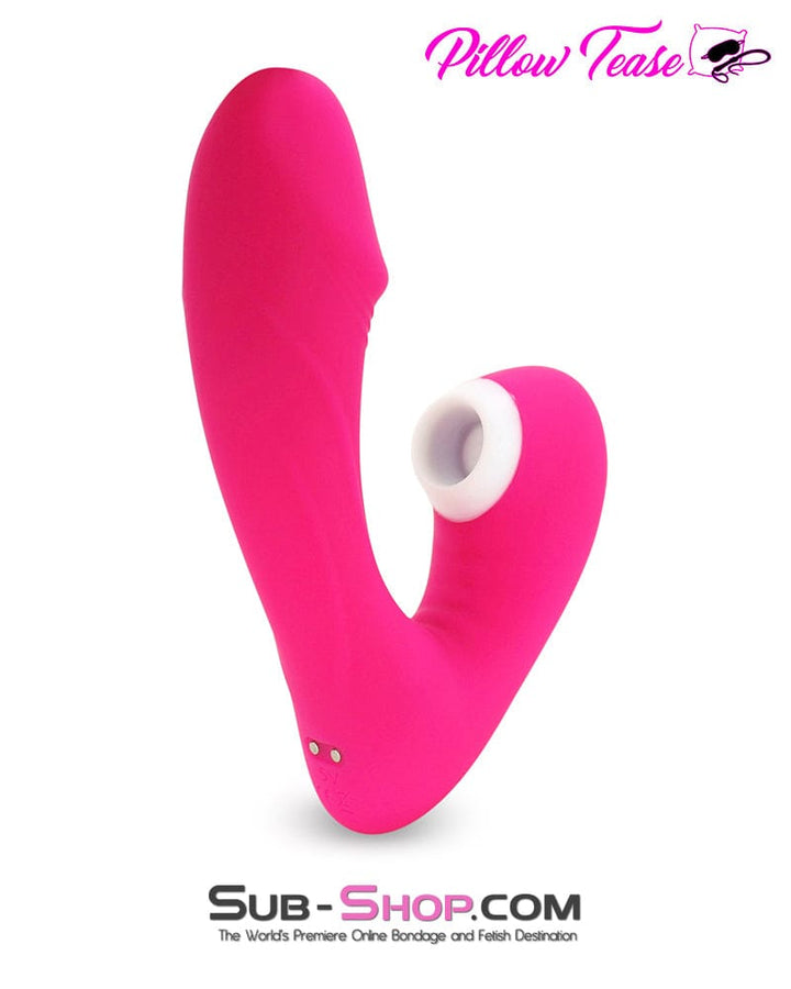 Dildo 0656M      Fierce Clit Suction Vibrating G-Spot Dildo