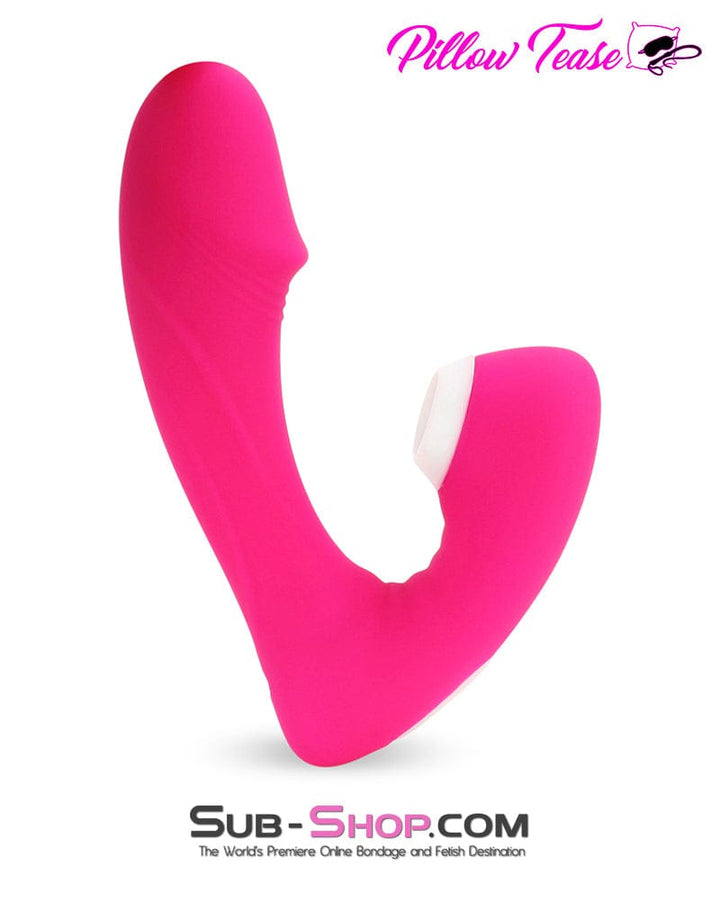 Dildo 0656M      Fierce Clit Suction Vibrating G-Spot Dildo