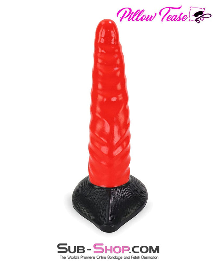 Dildo 4779M      Monster Red Silicone Suction Base Dildo