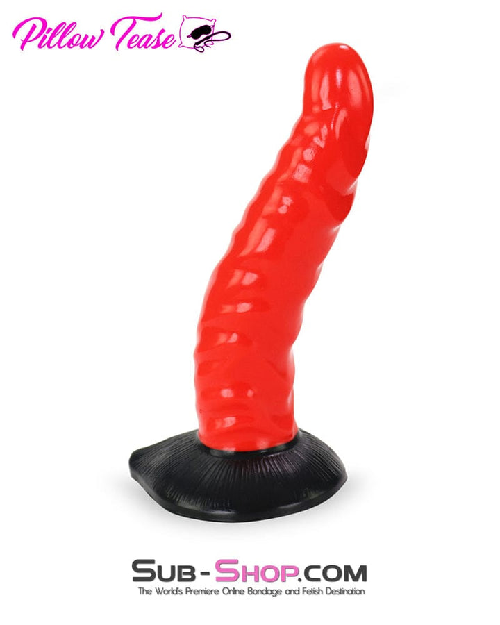 Dildo 4779M      Monster Red Silicone Suction Base Dildo